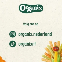 Organix Bio Knijpfruit Havermout, Appel, Banaan, Framboos, Bosbes