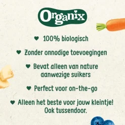 Organix Bio Knijpfruit Peer, Framboos