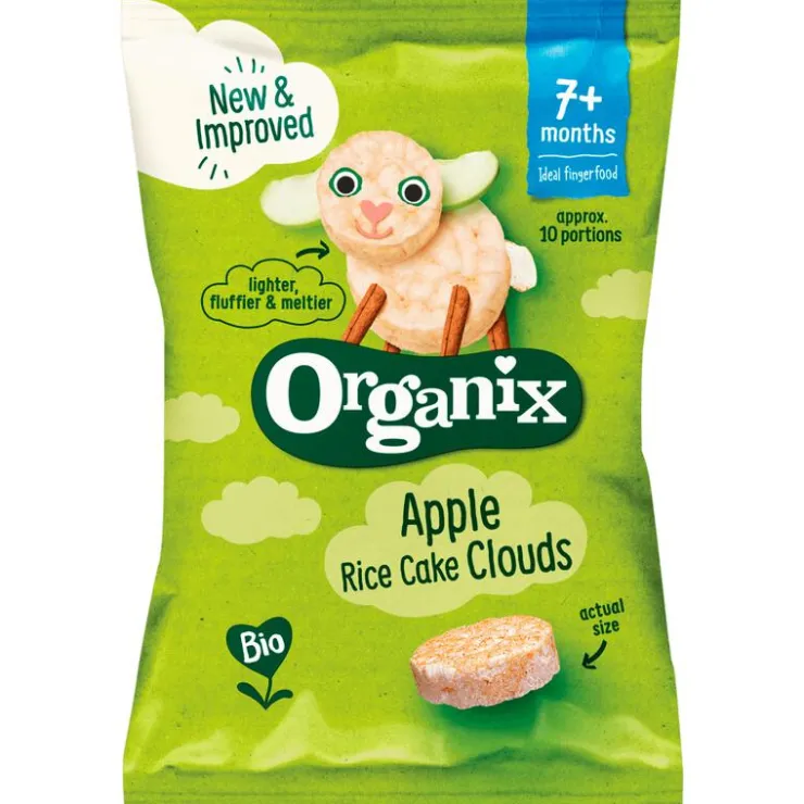 Organix Bio Luchtige Rijstwafeltjes Appel