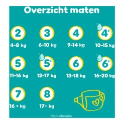 Pampers Baby Dry Luiers Maat 4 9-14 KG 21 Stuks