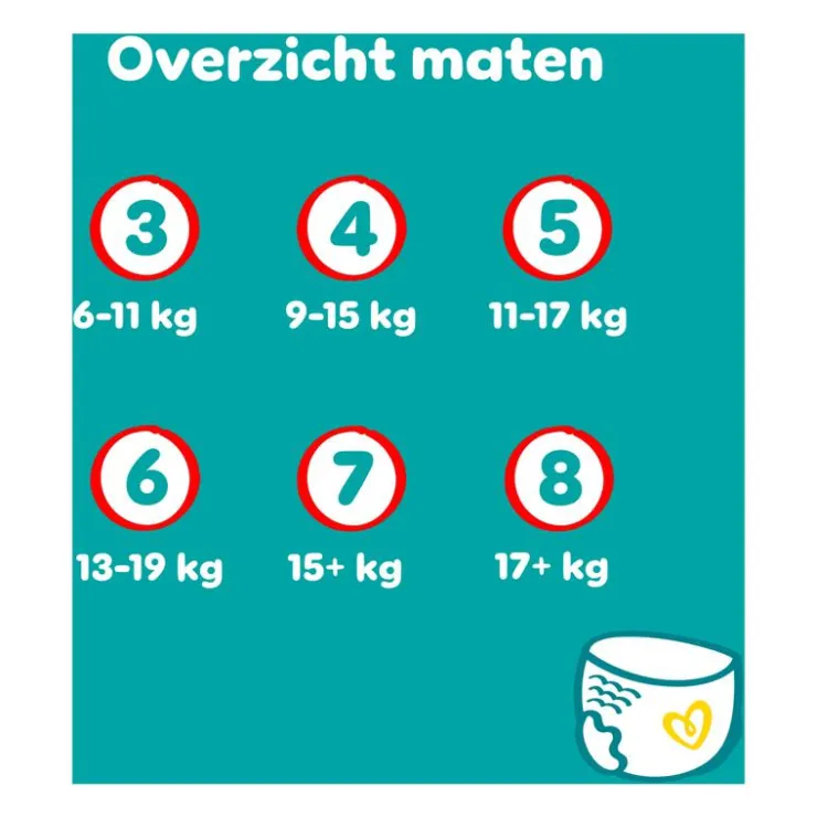 Pampers Baby Dry Pants Luierbroekjes Maat 8 17+ KG 16 Stuks
