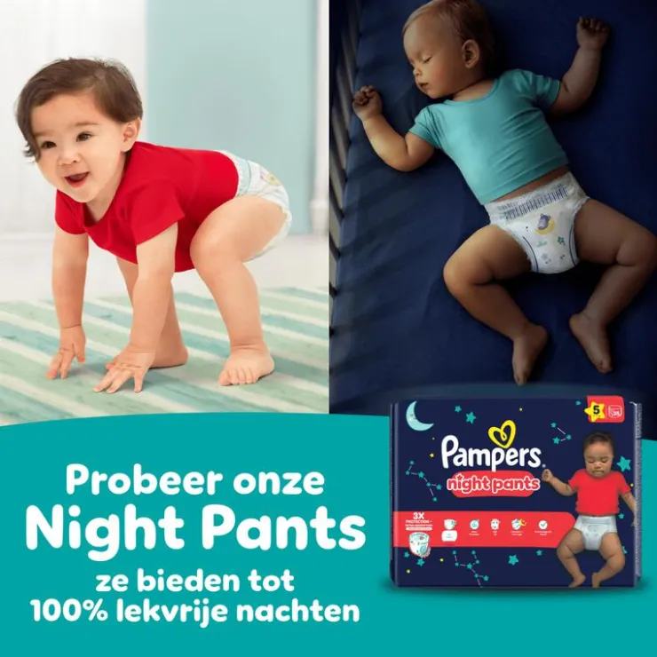 Pampers Baby Dry Pants Luierbroekjes Maat 8 17+ KG 16 Stuks