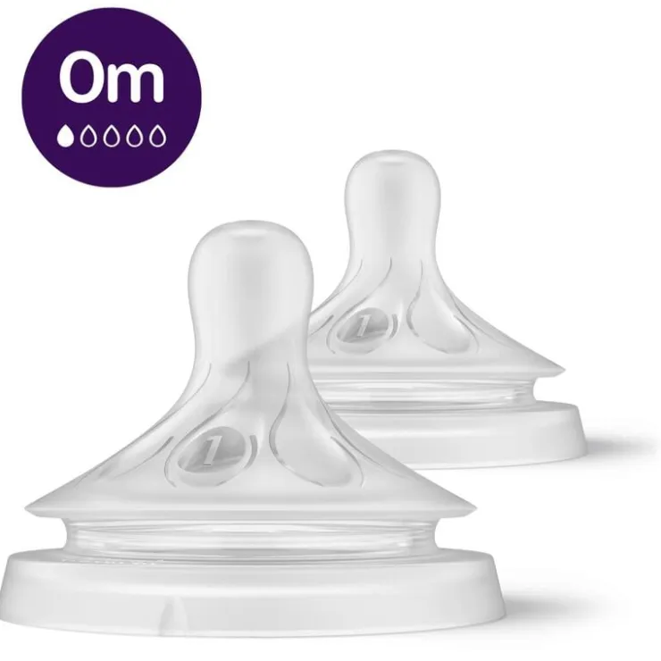 Philips Avent Natuurlijke Zuigreflex Flesspeen 2 stuks 0m SCY961/02
