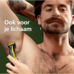 Heren Philips OneBlade 360 Vervangmesjes + Body kit - QP624/50