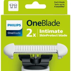 Heren Philips OneBlade Intimate Male SkinProtect Vervangmesjes - QP229/50