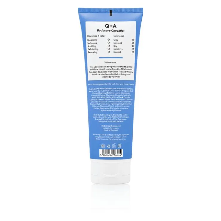 Q+A Salicylic Acid Body Wash 250ML