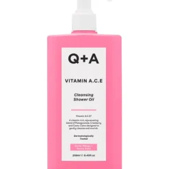 Q+A Vitamin A.C.E Cleansing Shower Oil 250 ML