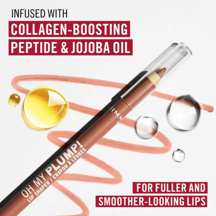 Rimmel London Oh My Plump! Lip Liner - Rood -