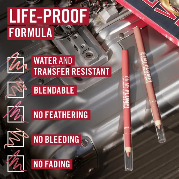 Rimmel London Oh My Plump! Lip Liner - Rood -