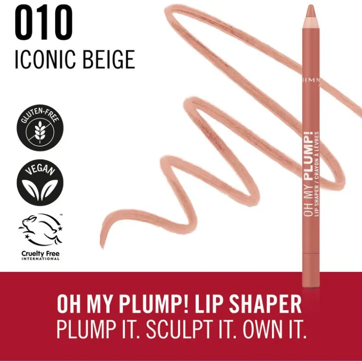 Rimmel London Oh My Plump! Lip Liner - Nude -