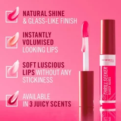 Rimmel London Thrill Seeker Glassy Gloss Lipgloss 10 ML