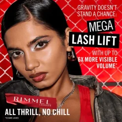 Rimmel London Thrill Seeker Mega Lift Mascara - Zwart -