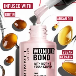 Rimmel London Wonder'Bond Care+Color Nagellak - Taupe -