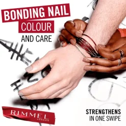 Rimmel London Wonder'Bond Care+Color Nagellak - Roze -