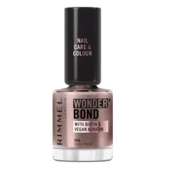Rimmel London Wonder'Bond Care+Color Nagellak - Bruin -