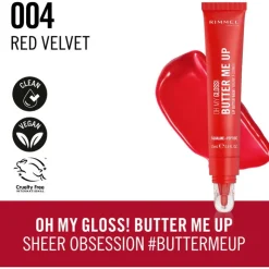 Rimmel London Rimmel Oh My Gloss Butter Me Up Lip Butter - Rood -