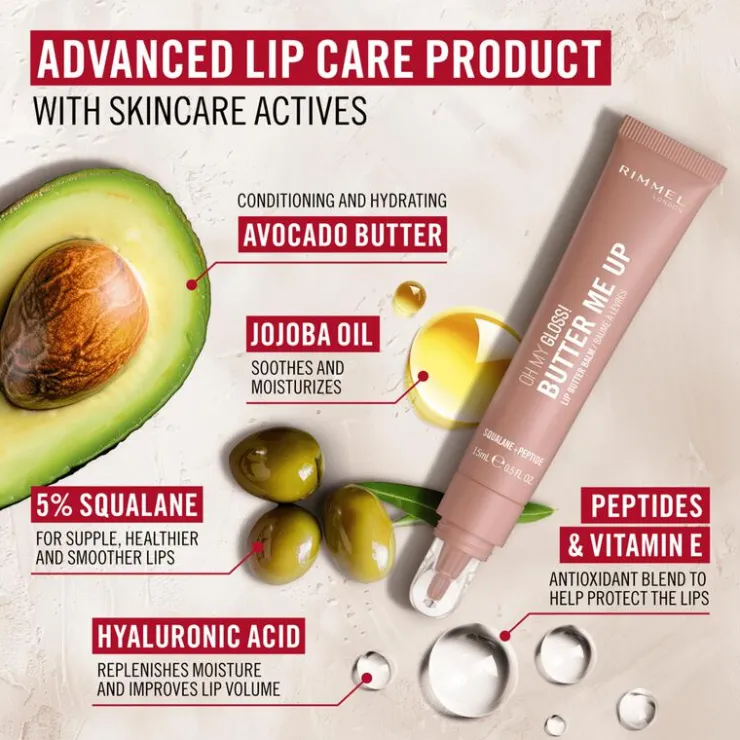 Rimmel London Rimmel Oh My Gloss Butter Me Up Lip Butter - Rood -