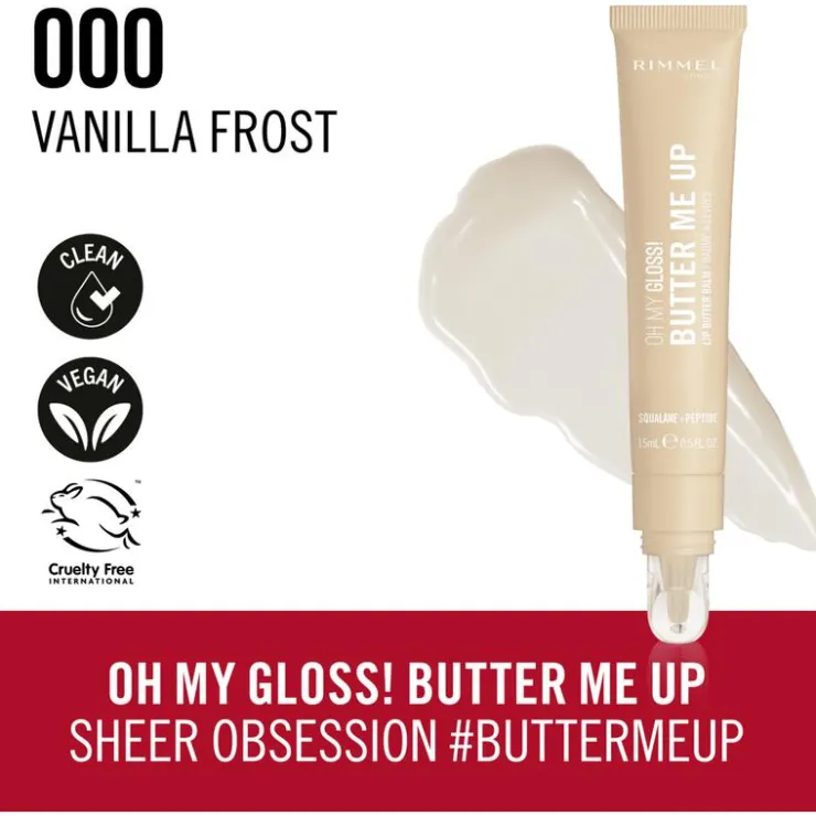 Rimmel London Rimmel Oh My Gloss Butter Me Up Lip Butter - Transparant -