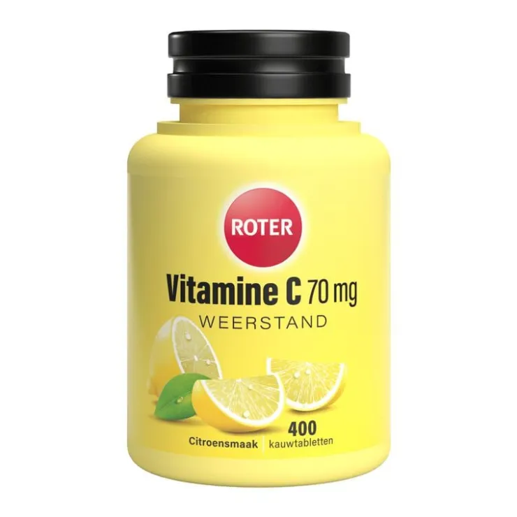 Roter Vitamine C 70 mg citroen 400 kauwtabletten
