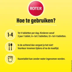 Roter Vitamine C 70 mg citroen 200 kauwtabletten