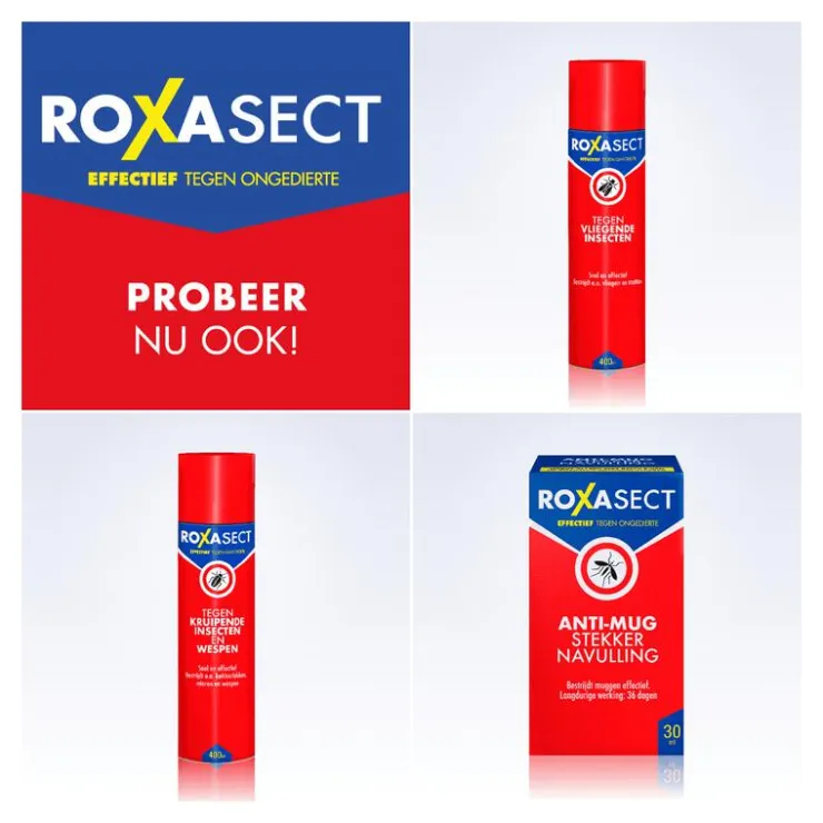 Roxasect Muggenstekker Actieverpakking Incl. 2 navullingen