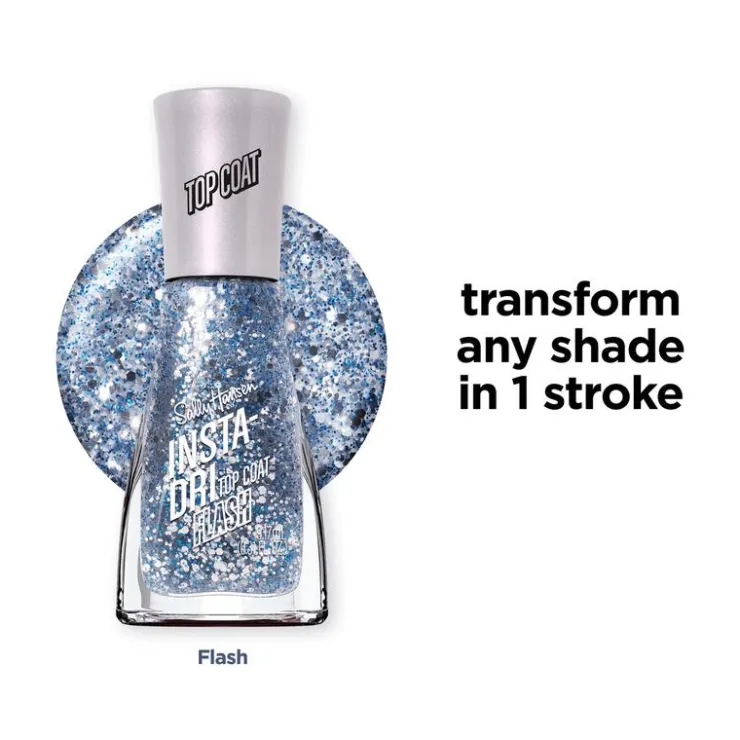 Sally Hansen Insta-Dri Top Coat - Blauw -