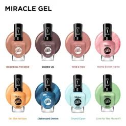 Sally Hansen Miracle Gel Nagellak 668 Grand Cyan