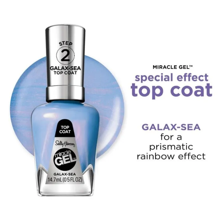 Sally Hansen Miracle Gel Top Coat - Blauw -
