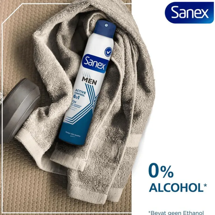 Heren Sanex Men Active Control Deodorant Spray 150 ML