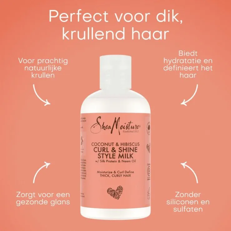 Shea Moisture Coconut & Hibiscus Style Milk