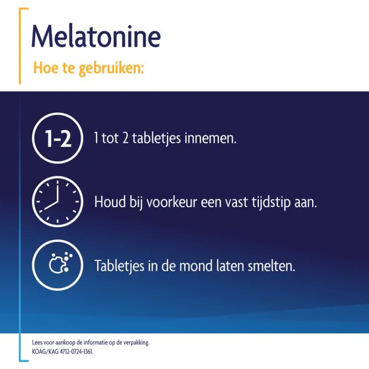 SleepzZ Shiepz Melatonine Original 0,1 mg 500 tabletten