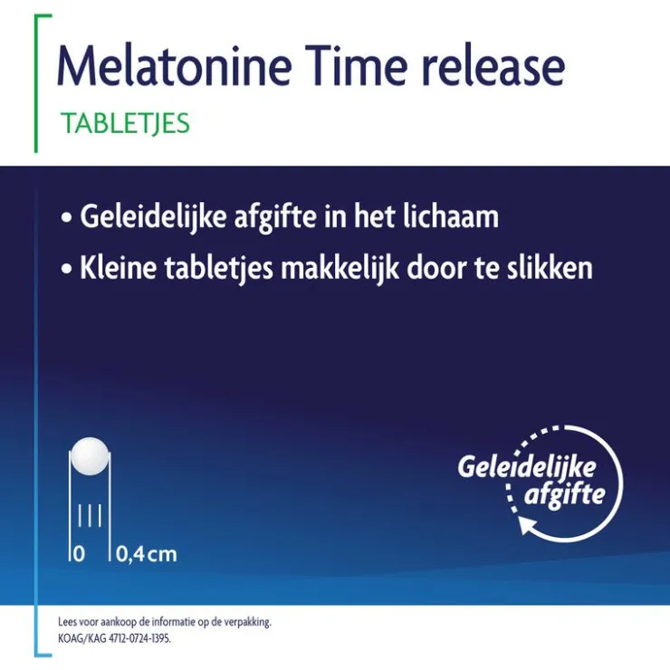 SleepzZ Shiepz Melatonine Time Release 0,1 mg 500 tabletten