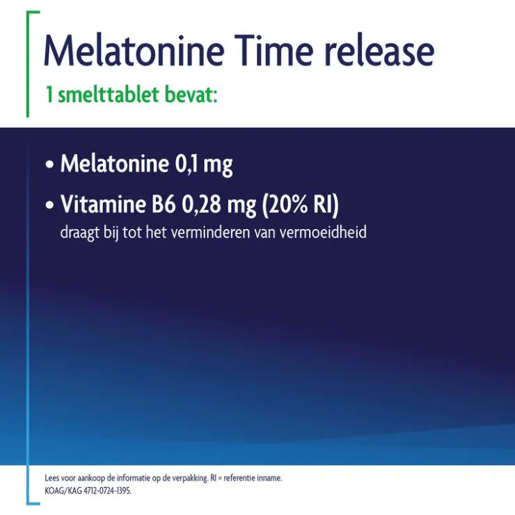 SleepzZ Shiepz Melatonine Time Release 0,1 mg 500 tabletten