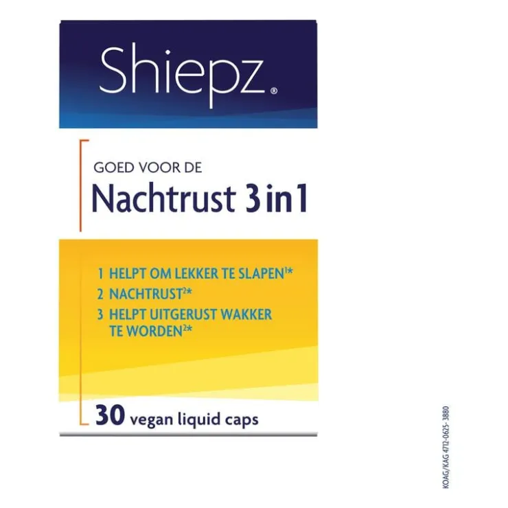 SleepzZ Shiepz Nachtrust 3in1 30 liquid capsules