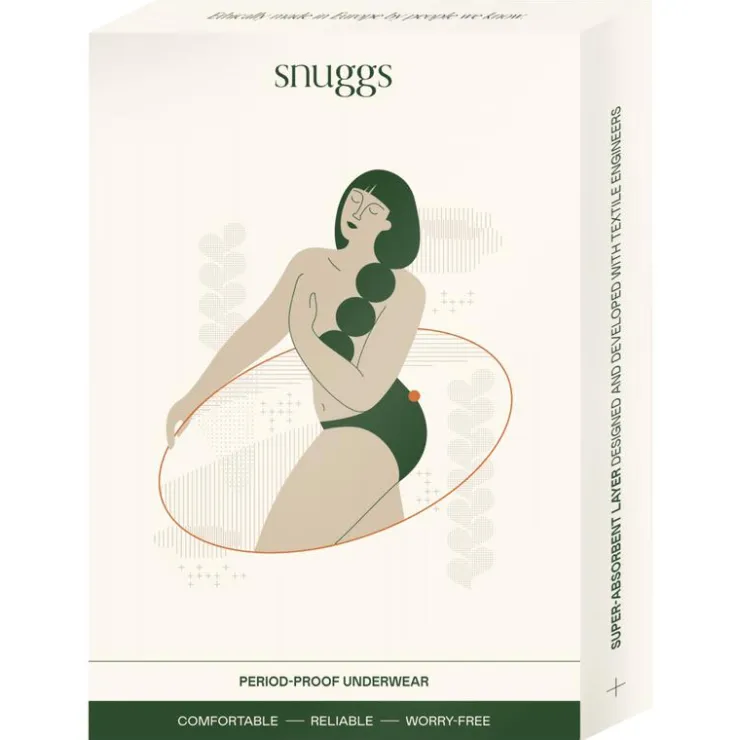 Snuggs period underwear Active highrise light black S