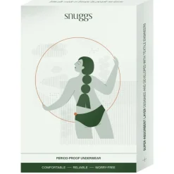 Snuggs period underwear Brazilian light black S