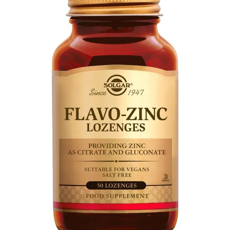 Solgar Flavo-Zinc Lozenges 50 zuigtabletten