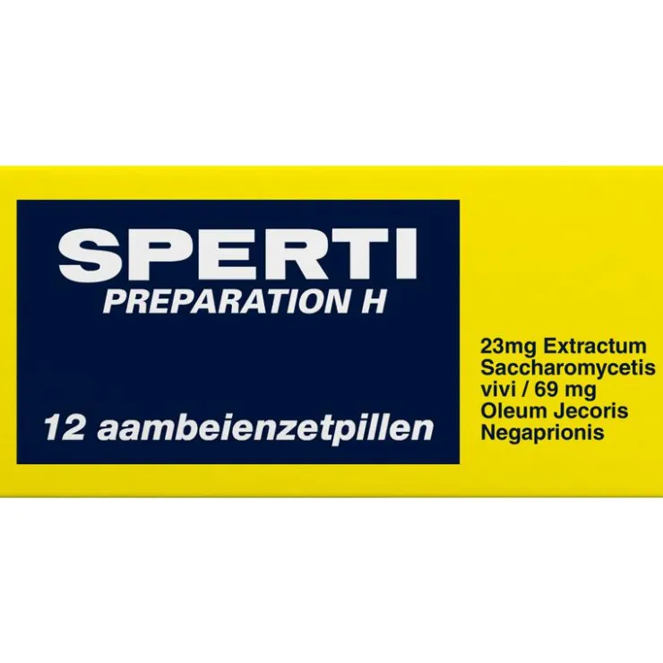 Sperti Zetpillen 12 Stuks Voor Behandeling Van Aambeien