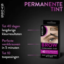Syoss Browtint Wenkbrauw verf Lichtbruin