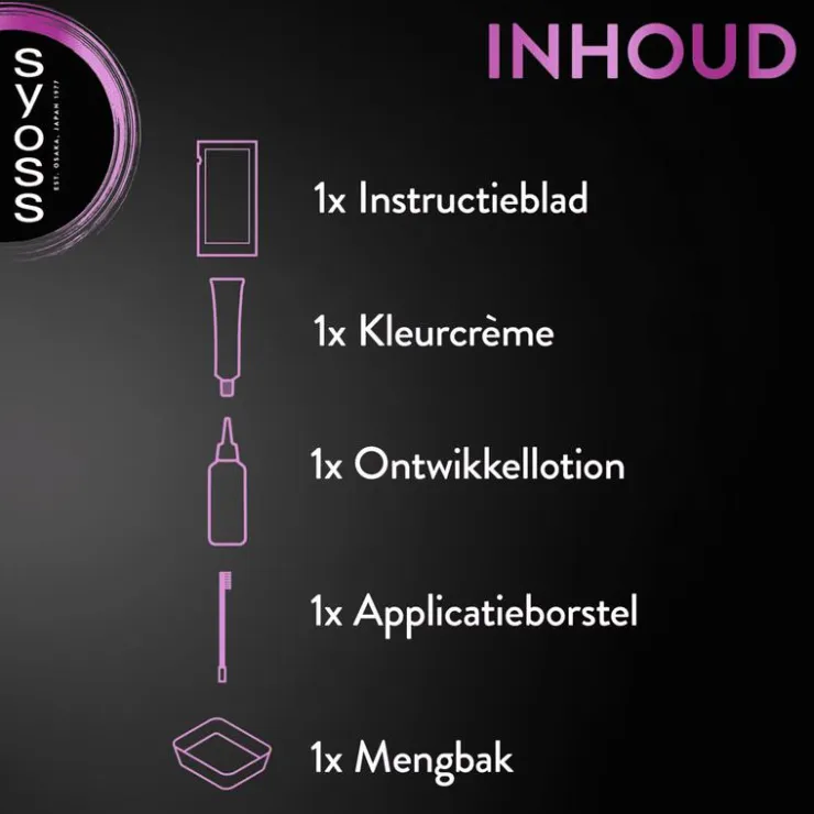 Syoss Browtint Wenkbrauw-wimper verf Donkerbruin