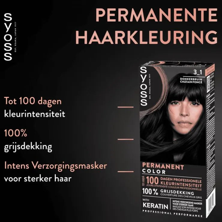Syoss Haarverf 3-1 Donkerbruin