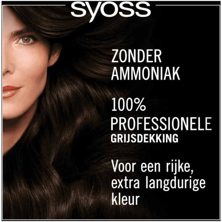 Syoss Oleo Intense 2-10 Bruinzwart/Châtain Noir