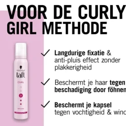 Taft Styling Curl Haarmousse 200 ML