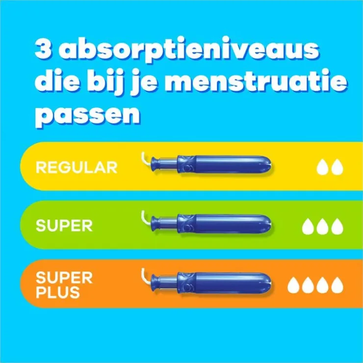Tampax Pearl Compak Regular Tampons Met Inbrenghuls 18 Stuks