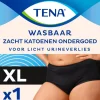 Tena WASBAAR ONDERGOED ZWART XL