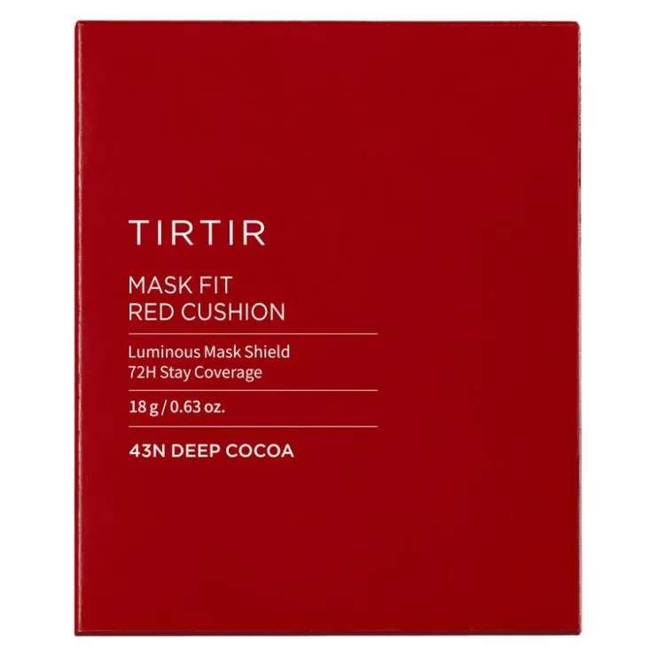 TirTir Mask Fit Red Cushion Foundation 43N Deep Cocoa