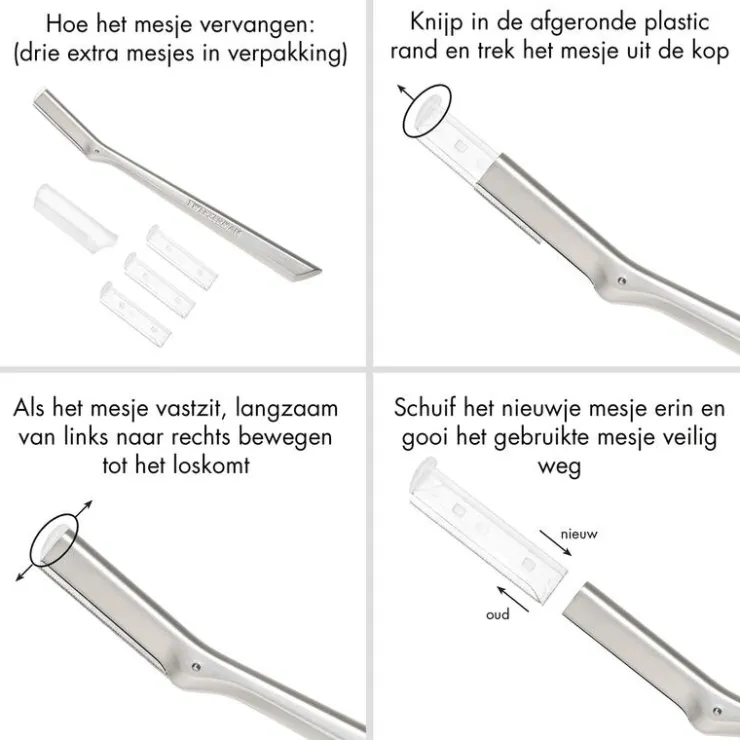 Heren Tweezerman Facial Razor