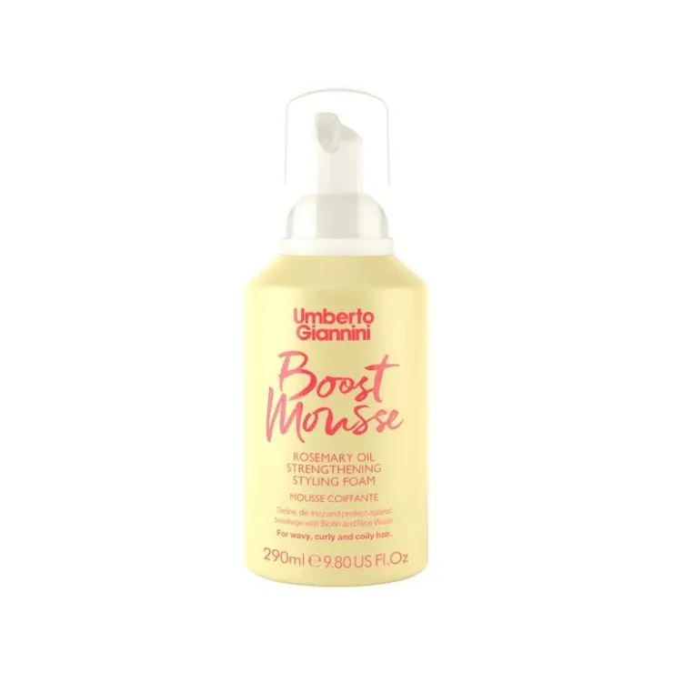 Umberto Giannini Strong Curls Rosemary Oil Strengthening Styling Foam 290 ML