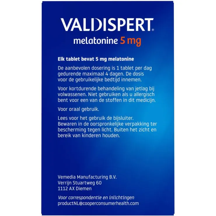 Valdispert Melatonine 5 mg