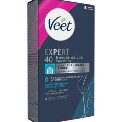 Heren Veet Expert Ontharingsstrips Lichaam & benen Gevoelige Huid 40 stuks